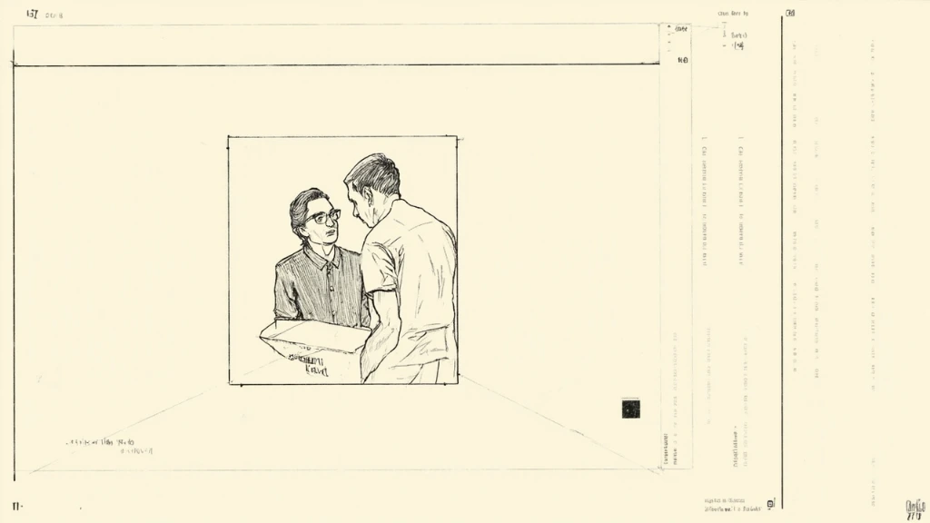 Social content storyboard template, vertical-optimized panel