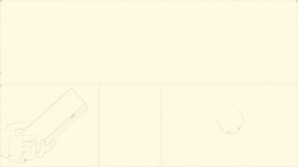 2.39:1 explainer storyboard template with five clean ink frames